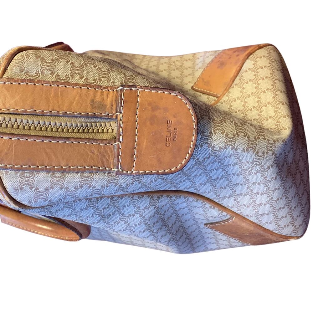 CELINE Triumph Monogram Canvas Boston Bag - Picture 5 of 12